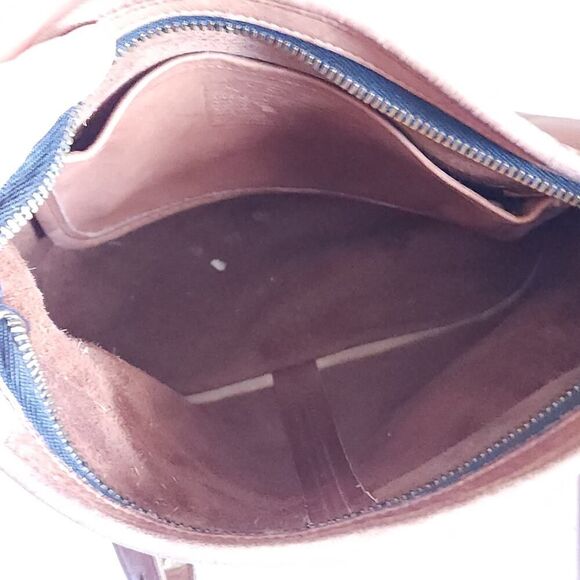 Coach Vintage Tan Leather Purse Shoulder Crossbody Bucket Bag 4807 - Picture 12 of 16